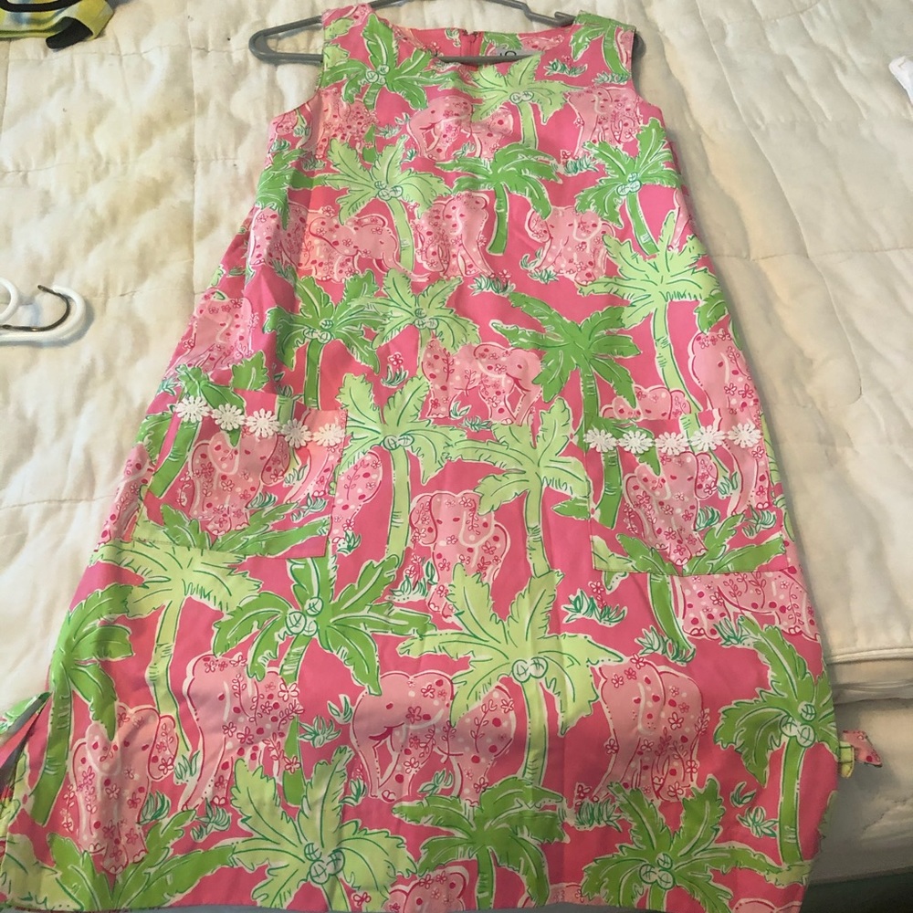 Lilly Pulitzer elephant shift dress